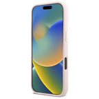 Guess silikoninis dėklas iPhone 16 Pro – rožinis