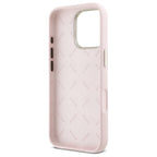 Guess silikoninis dėklas iPhone 16 Pro – rožinis