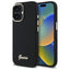 Guess silikoninis dėklas iPhone 16 – juodas