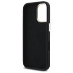 Guess silikoninis dėklas iPhone 16 – juodas