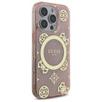 Guess MagSafe dėklas iPhone 16 Pro – rožinis