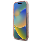 Guess MagSafe dėklas iPhone 16 Pro – rožinis