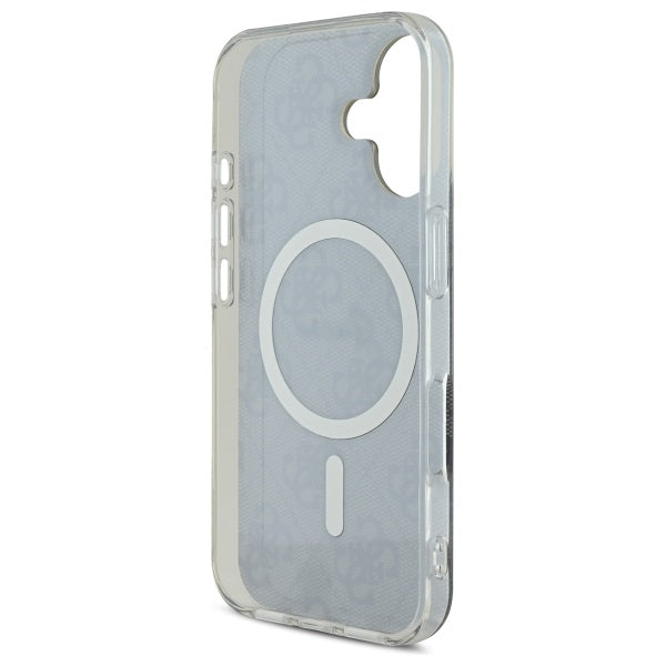 Guess IML 4G MagSafe dėklas iPhone 16 Plus – juodas