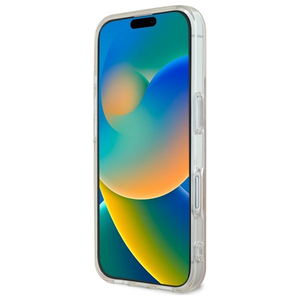 Guess IML 4G MagSafe dėklas iPhone 16 Plus – rožinis