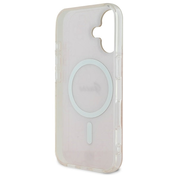 Guess IML 4G MagSafe dėklas iPhone 16 Plus – rožinis