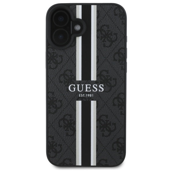 Guess MagSafe dėklas iPhone 16 – juodas