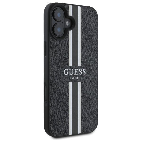 Guess MagSafe dėklas iPhone 16 – juodas