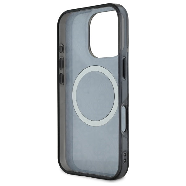Guess MagSafe dėklas iPhone 16 Pro Max – juodas