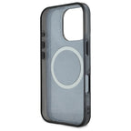 Guess MagSafe dėklas iPhone 16 Pro Max – juodas