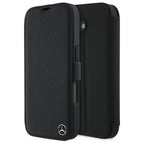 Mercedes-Benz odinis dėklas iPhone 16 – juodas