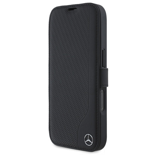 Mercedes-Benz odinis dėklas iPhone 16 – juodas