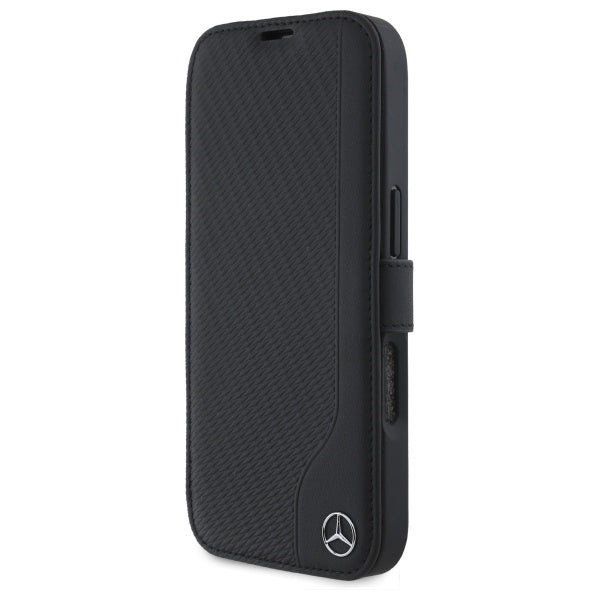 Mercedes-Benz odinis dėklas iPhone 16 – juodas