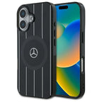 Mercedes-Benz MagSafe dėklas iPhone 16 – juodas