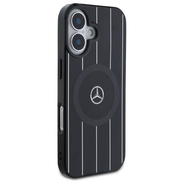 Mercedes-Benz MagSafe dėklas iPhone 16 – juodas
