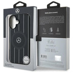 Mercedes-Benz MagSafe dėklas iPhone 16 – juodas