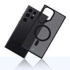 3mk Smoke MagCase su MagSafe, skirta Samsung Galaxy S23 Ultra – pusiau skaidrus