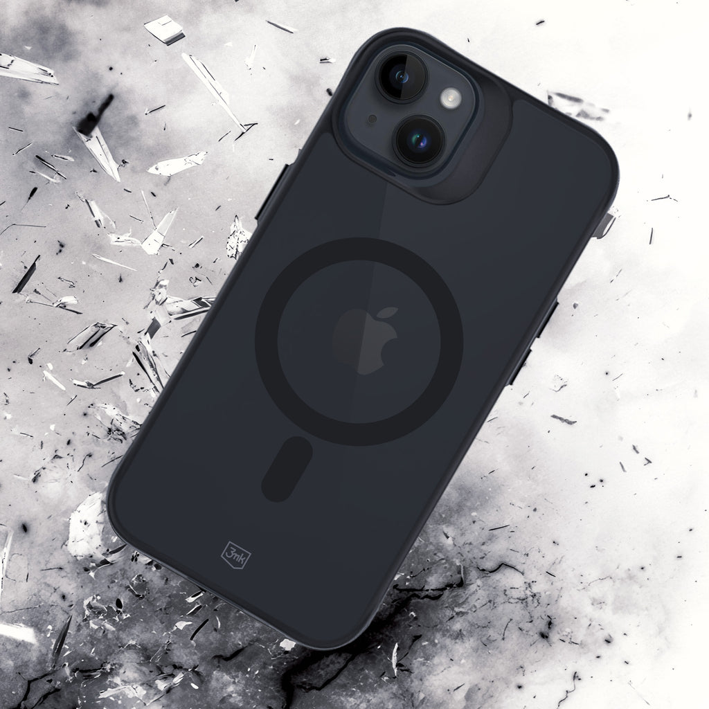 3mk Smoke MagCase with MagSafe for iPhone 14 Plus - Pusiau skaidri -- iPhone 14 Plus