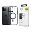 3mk Satin Armor MagCase su MagSafe skirtas iPhone 12 Pro Max - skaidrus su juodu rėmu -- iPhone 12 Pro Max