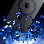 3mk Satin Armor MagCase su MagSafe skirtas iPhone 12 Pro Max - skaidrus su juodu rėmu -- iPhone 12 Pro Max