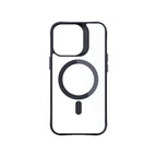 3mk Satin Armor MagCase su MagSafe, skirtas iPhone 14 Pro Max – skaidrus su juodu rėmeliu