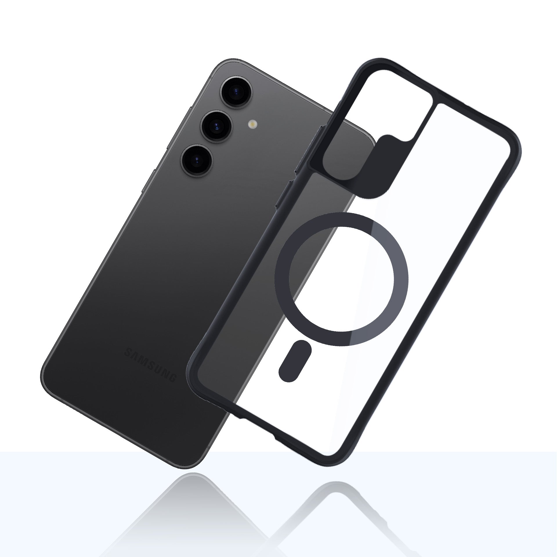 3mk Satin Armor MagCase, skirtas Samsung Galaxy S24+ – skaidrus