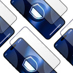 Grūdintas stiklas 3mk HardGlass Matt Max, skirtas iPhone 15 Pro