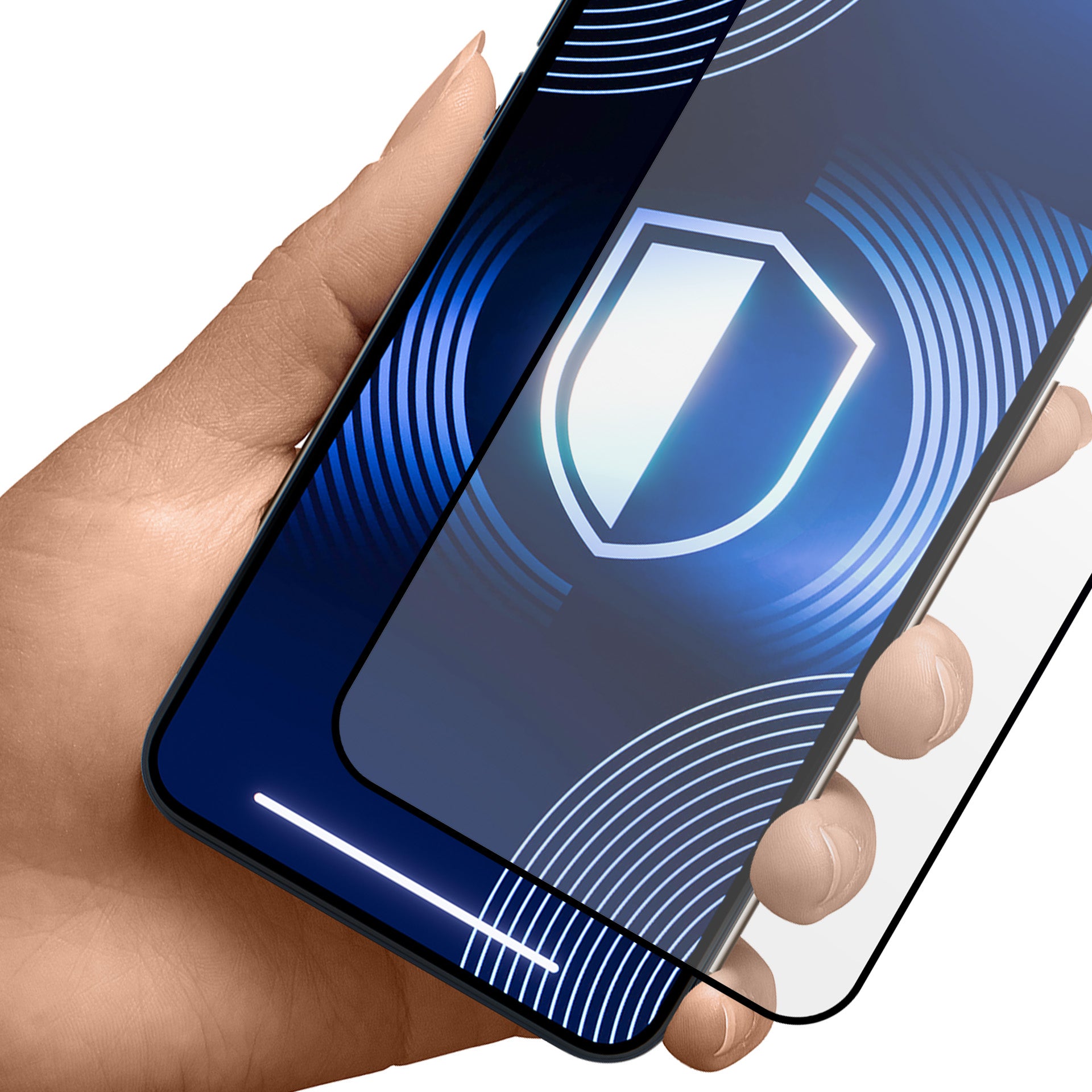 Grūdintas stiklas 3mk HardGlass Matt Max, skirtas iPhone 15 Pro