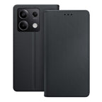 3mk piniginės dėklas su atvartu, skirtas Xiaomi Redmi Note 13 Pro 5G – juodas