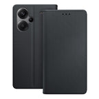 3mk piniginės dėklas su atvartu, skirtas Xiaomi Redmi Note 13 Pro+ – juodas -- Xiaomi Redmi Note 13 Pro+