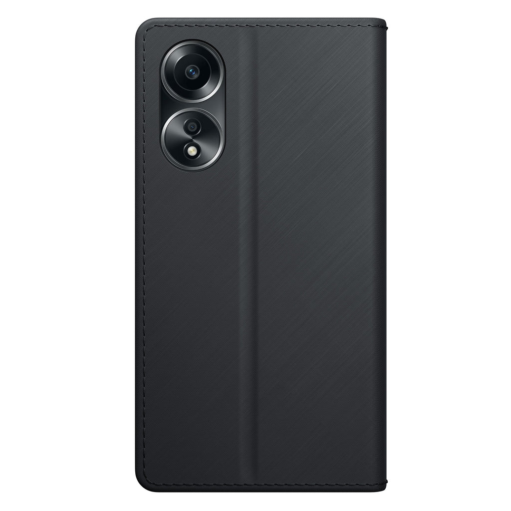 3mk piniginės dėklas, skirtas Oppo A58 4G – juodas -- Oppo A58 4G