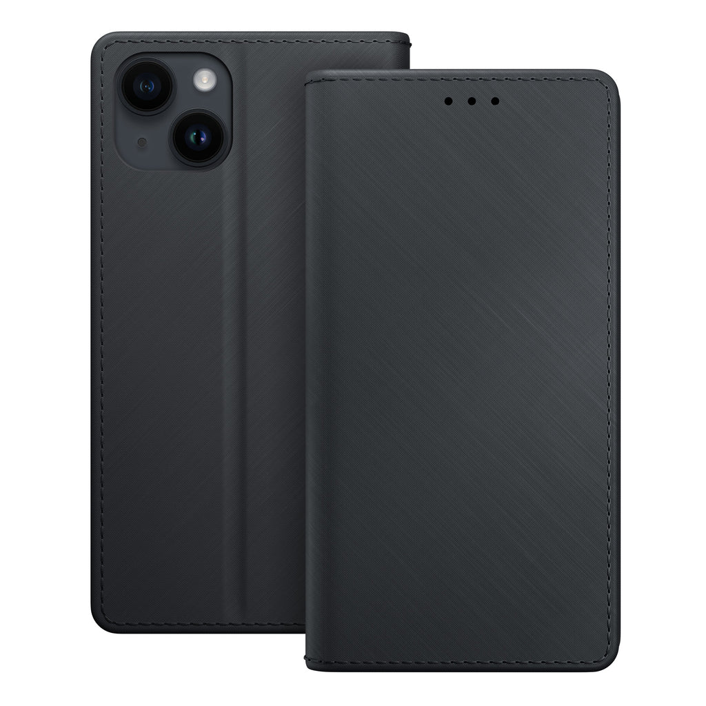 3mk piniginės dėklas su atvartu, skirtas iPhone 13/14 – juodas