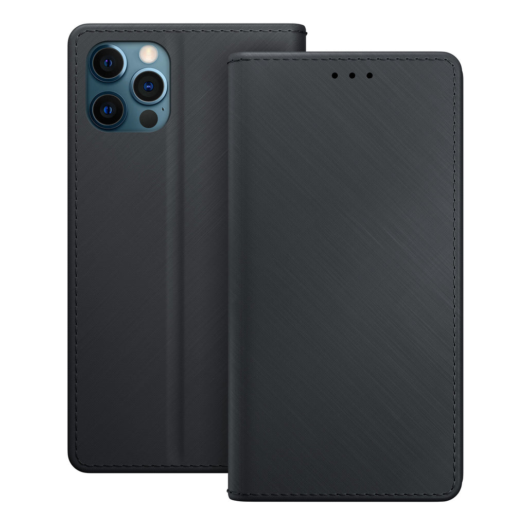 3mk Wallet Case su atvartu skirtas iPhone 12 Pro Max - juodas -- iPhone 12 Pro Max