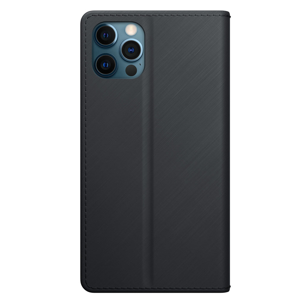 3mk Wallet Case su atvartu skirtas iPhone 12 Pro Max - juodas -- iPhone 12 Pro Max