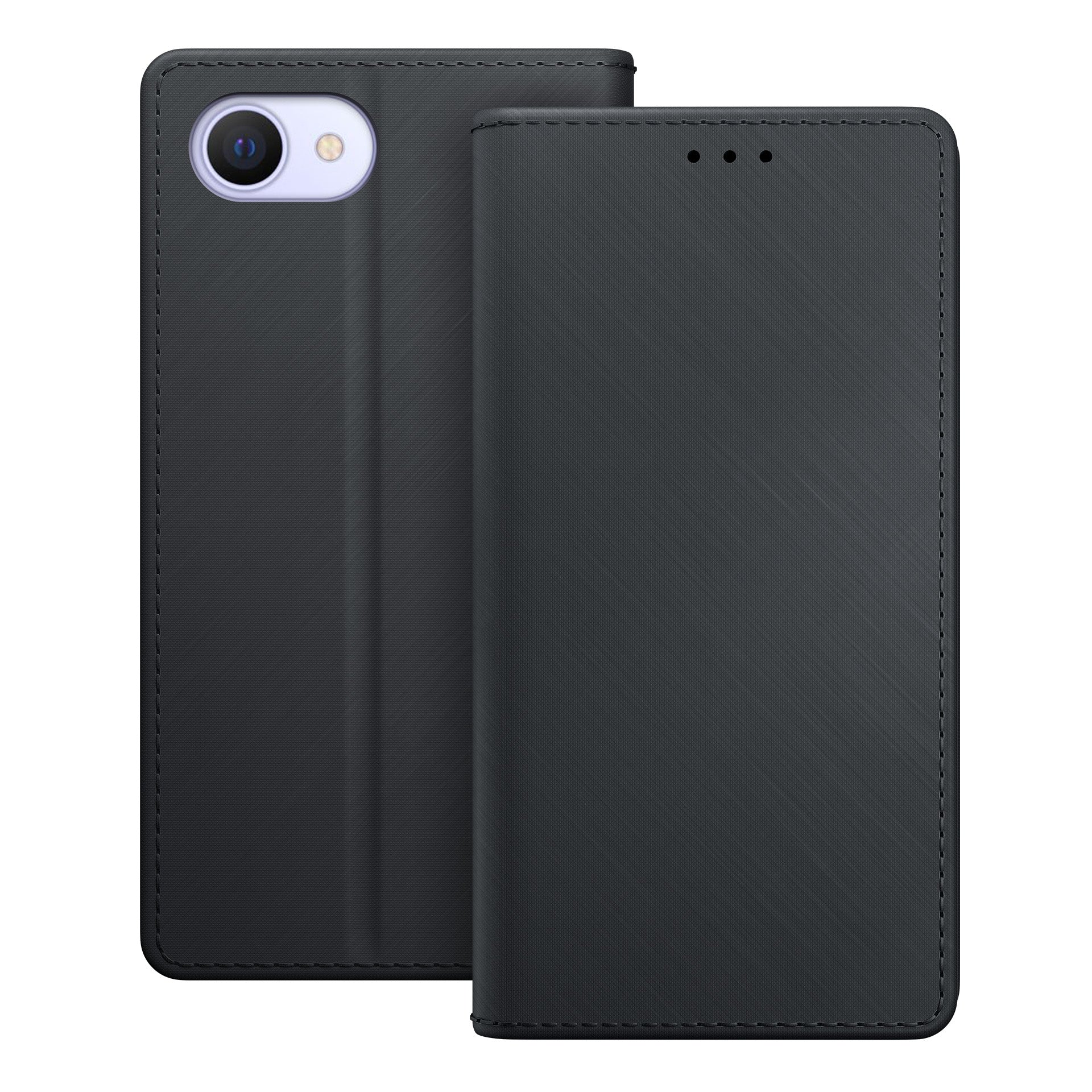 3mk piniginės dėklas, skirtas iPhone 17e / 16e – juodas