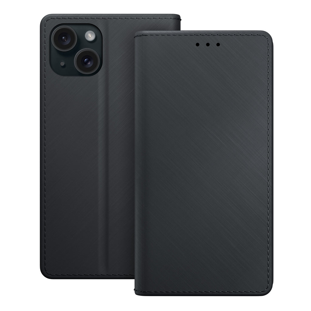3mk piniginės dėklas, skirtas iPhone 15 – juodas