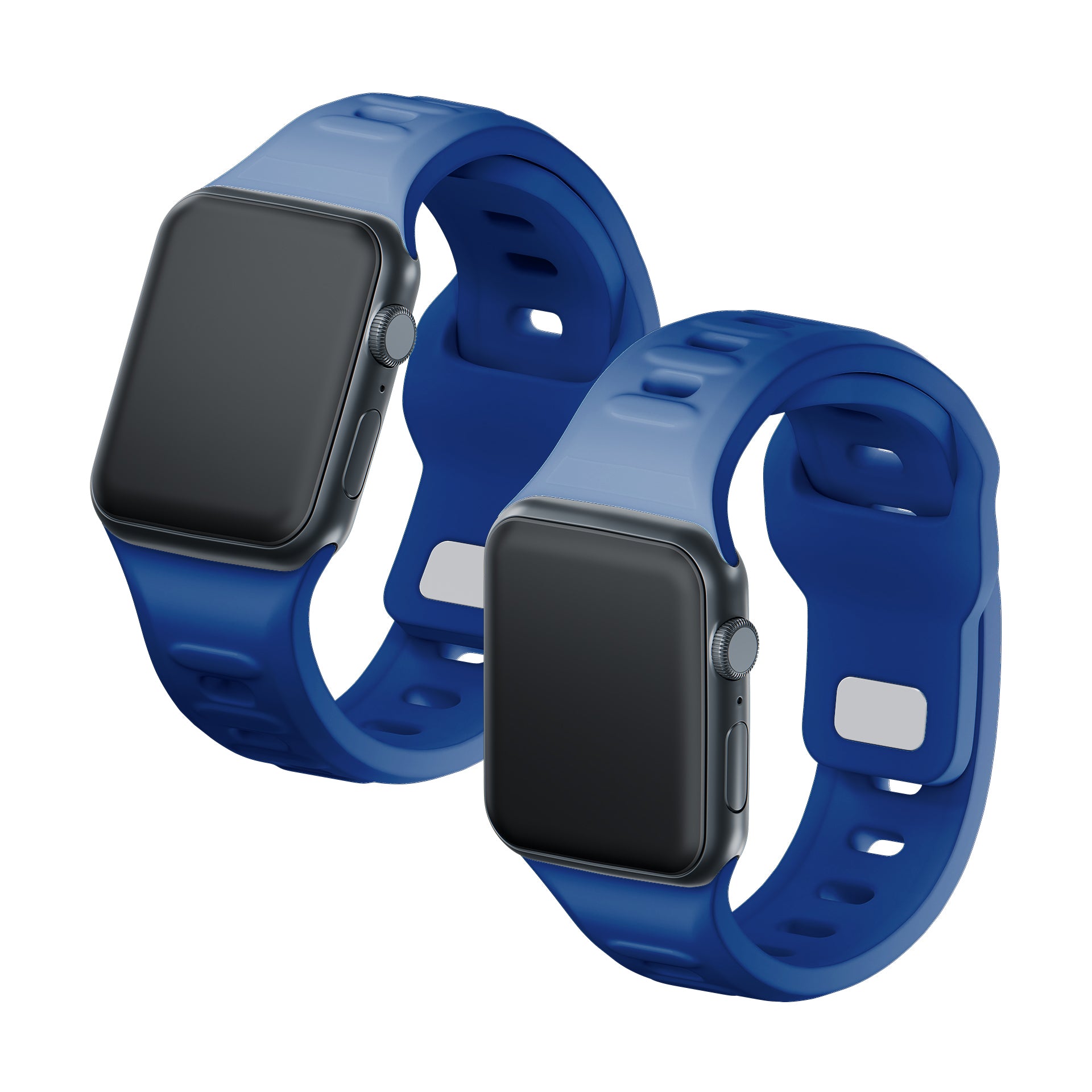 3mk silikoninis laikrodžio dirželis, skirtas Apple Watch 38 / 40 / 41 mm - mėlynas