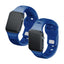 3mk silikoninis laikrodžio dirželis, skirtas Apple Watch 38 / 40 / 41 mm - mėlynas