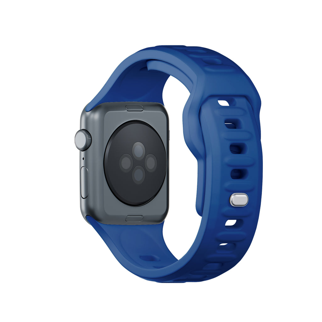 3mk silikoninis laikrodžio dirželis, skirtas Apple Watch 38 / 40 / 41 mm - mėlynas