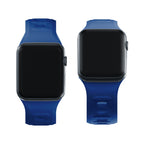 3mk silikoninis laikrodžio dirželis, skirtas Apple Watch 38 / 40 / 41 mm - mėlynas