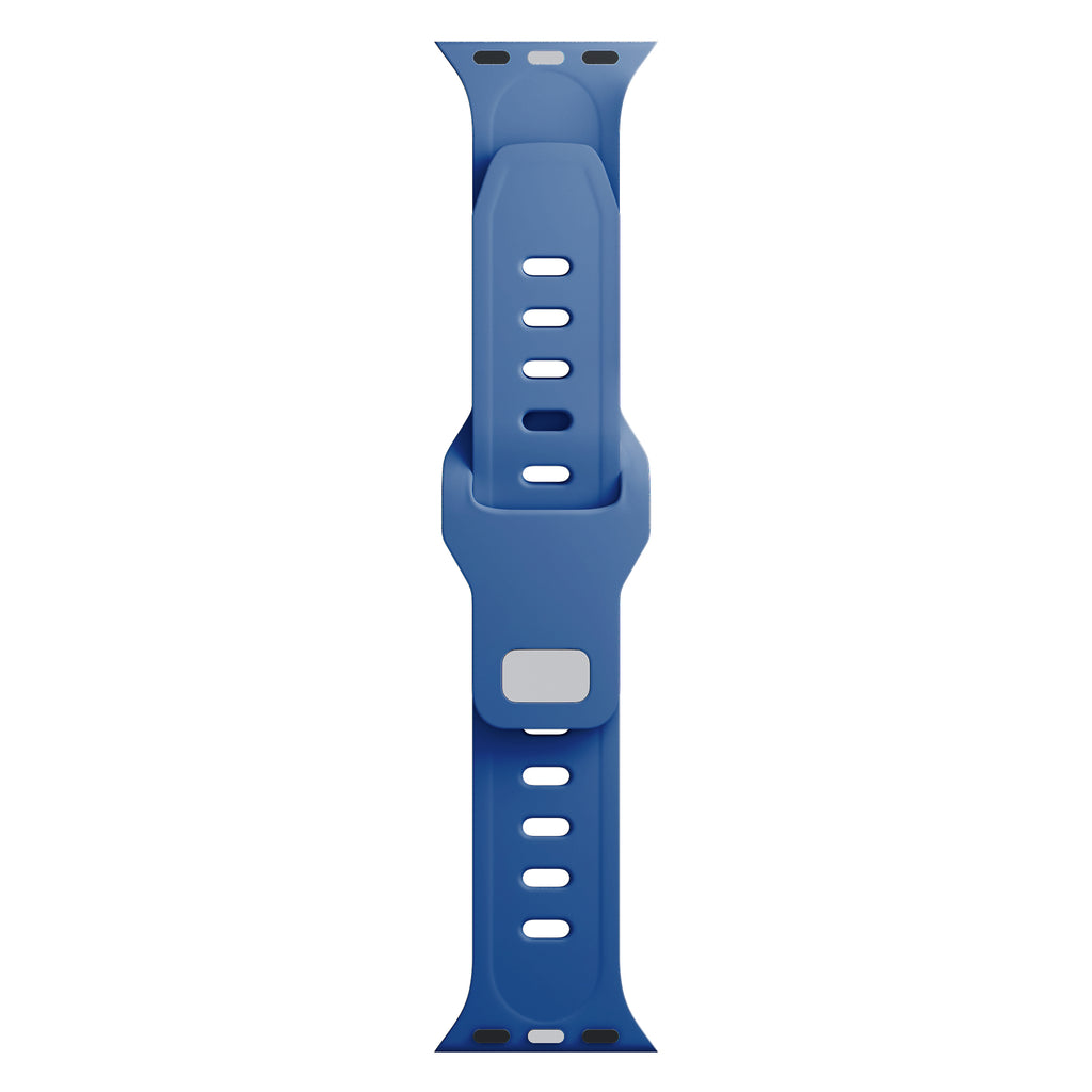 3mk silikoninis laikrodžio dirželis, skirtas Apple Watch 38 / 40 / 41 mm - mėlynas