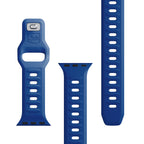 3mk silikoninis laikrodžio dirželis, skirtas Apple Watch 38 / 40 / 41 mm - mėlynas