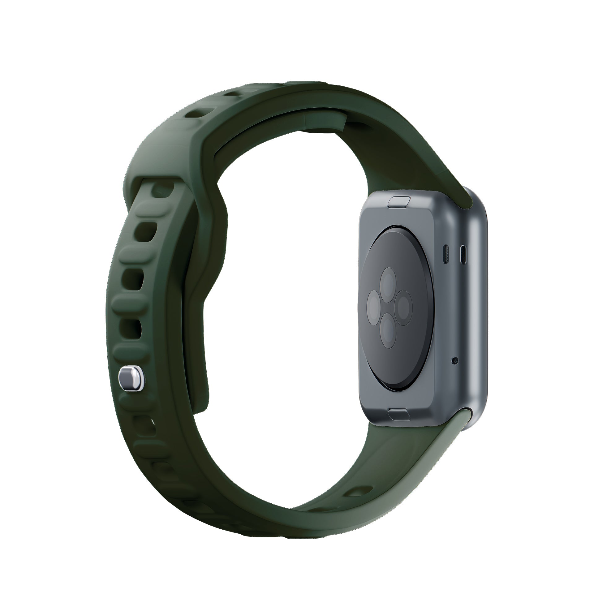 3mk silikoninis laikrodžio dirželis, skirtas Apple Watch 38 / 40 / 41 mm - žalias