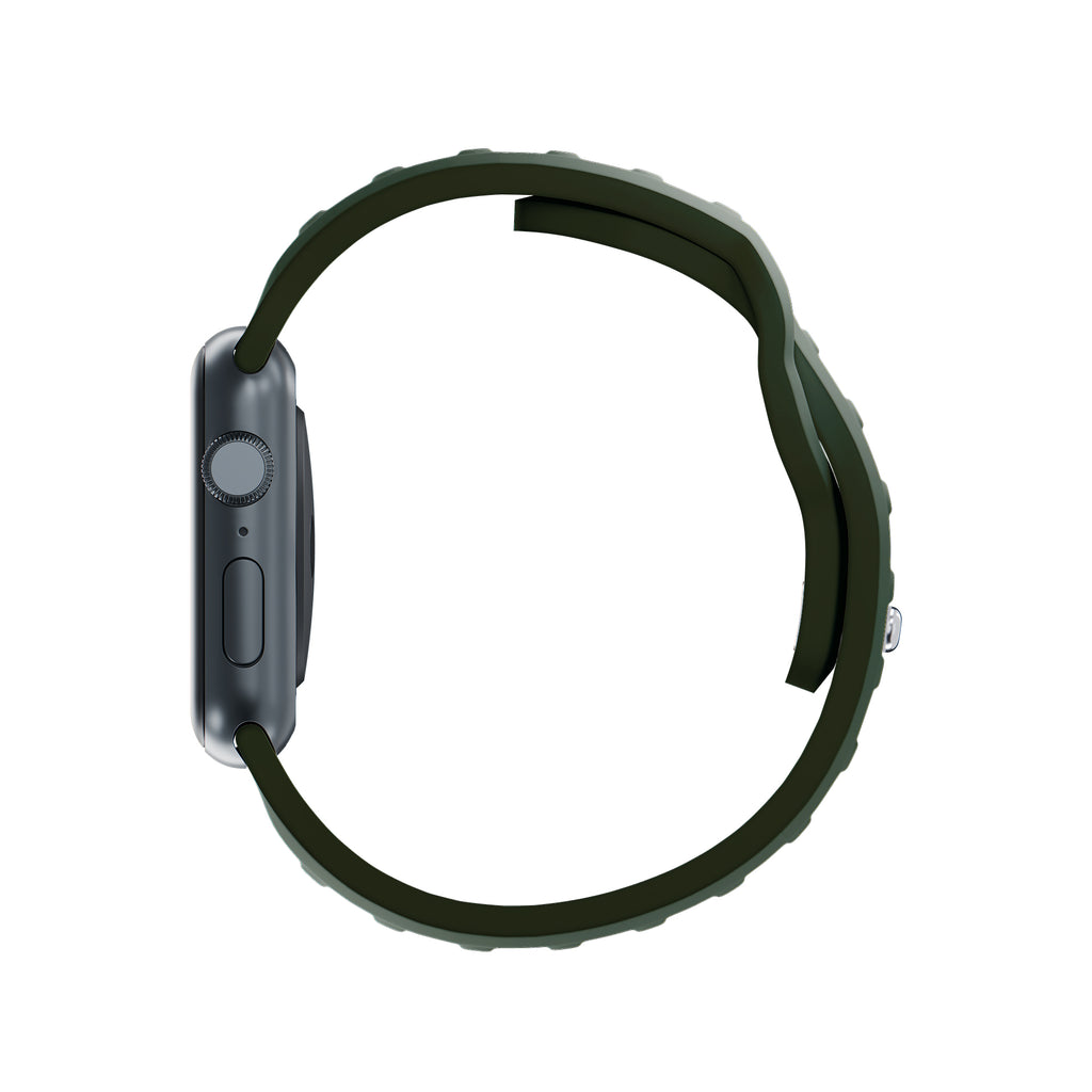 3mk silikoninis laikrodžio dirželis, skirtas Apple Watch 38 / 40 / 41 mm - žalias