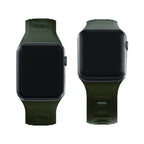 3mk silikoninis laikrodžio dirželis, skirtas Apple Watch 38 / 40 / 41 mm - žalias