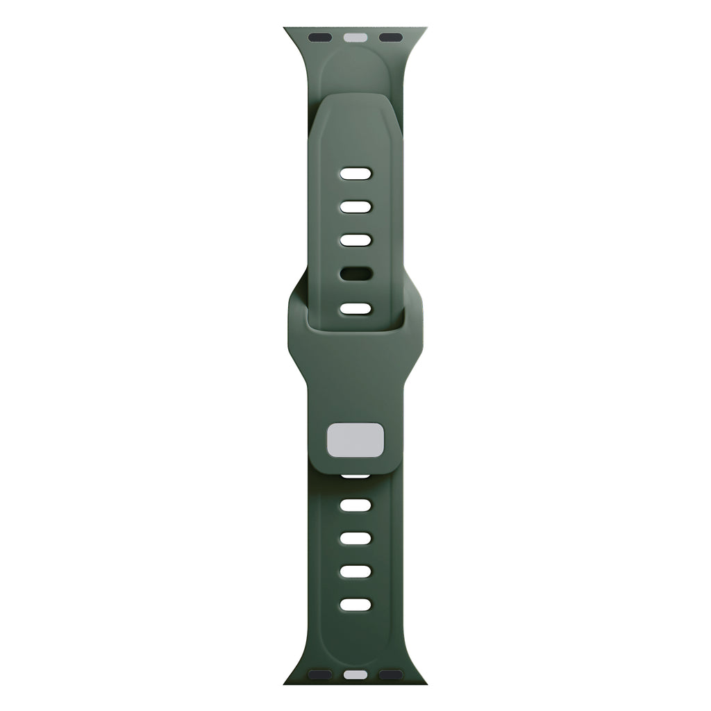 3mk silikoninis laikrodžio dirželis, skirtas Apple Watch 38 / 40 / 41 mm - žalias