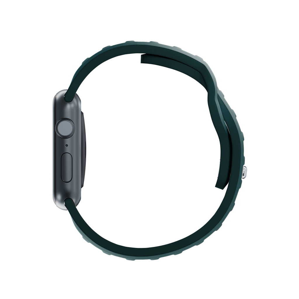 3mk silikoninis laikrodžio dirželis, skirtas Apple Watch 38 / 40 / 41 mm - žalias