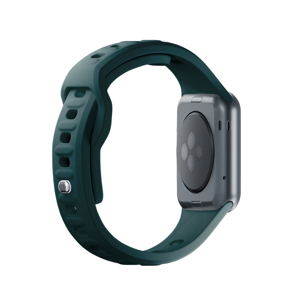 3mk silikoninis laikrodžio dirželis, skirtas Apple Watch 38 / 40 / 41 mm - žalias