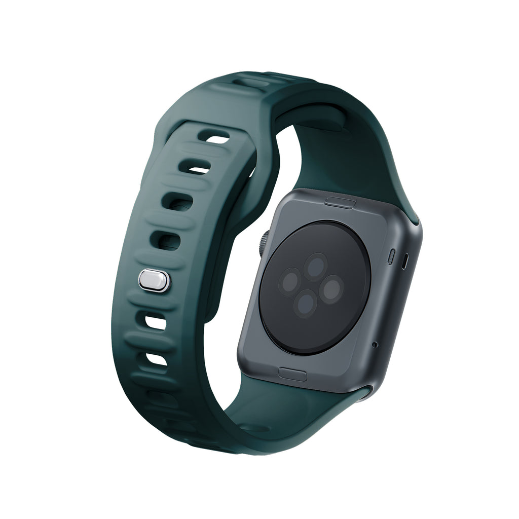 3mk silikoninis laikrodžio dirželis, skirtas Apple Watch 38 / 40 / 41 mm - žalias