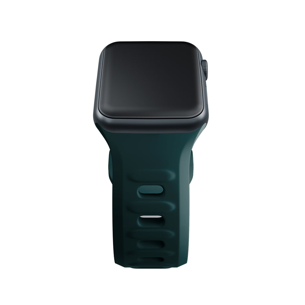 3mk silikoninis laikrodžio dirželis, skirtas Apple Watch 38 / 40 / 41 mm - žalias