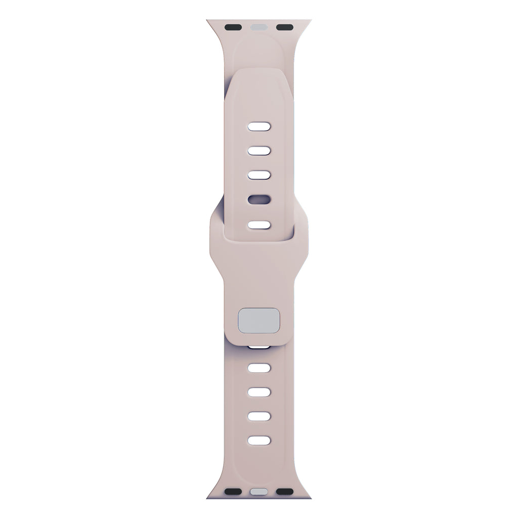 3mk silikoninis laikrodžio dirželis, skirtas Apple Watch 38/40/41 mm – smėlio spalvos